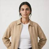 Valentina | Women's Jacket with Quilted Puffer and Zip Closure