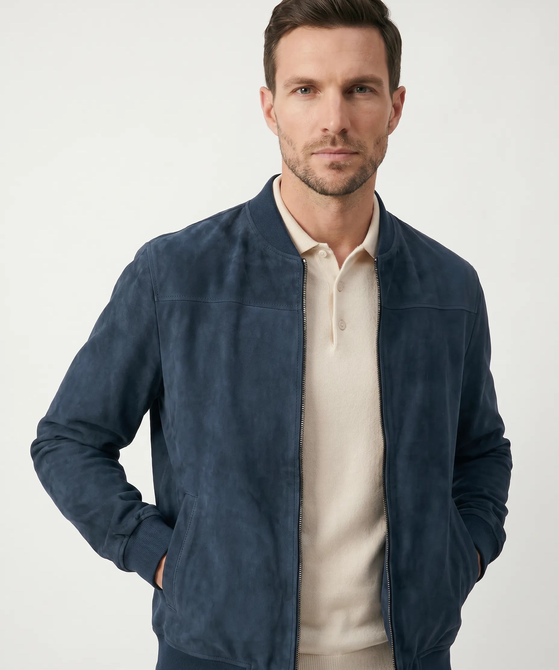 Men’s Aviator Suede Jacket