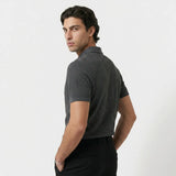 Ethan | Men's Polo Shirt with Tailored Fit and Button Placket