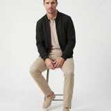 Men’s Refined Suede Bomber Jacket
