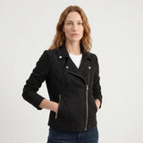 Juniper |Women's Jacket with Suede Finish and Tailored Silhouette