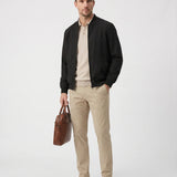 Men’s Refined Suede Bomber Jacket