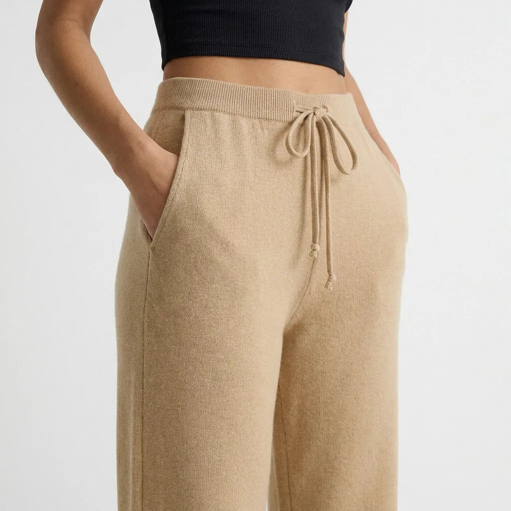 Margot | Women's Trousers with Loose Fit and Soft Waistband