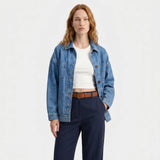 Stella | Women's Jacket with Washed Denim and Structured Fit