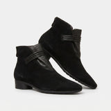 Naomi | Women's Ankle Boots with Suede Upper and Structured Design
