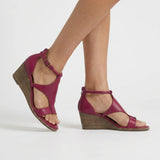 Amara | Women's Sandals with Wedge Heel and Cushioned Footbed