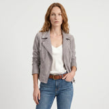 Juniper |Women's Jacket with Suede Finish and Tailored Silhouette