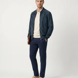 Men’s Refined Suede Bomber Jacket