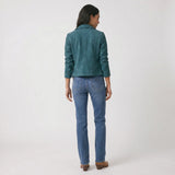 Juniper |Women's Jacket with Suede Finish and Tailored Silhouette