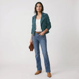 Juniper |Women's Jacket with Suede Finish and Tailored Silhouette