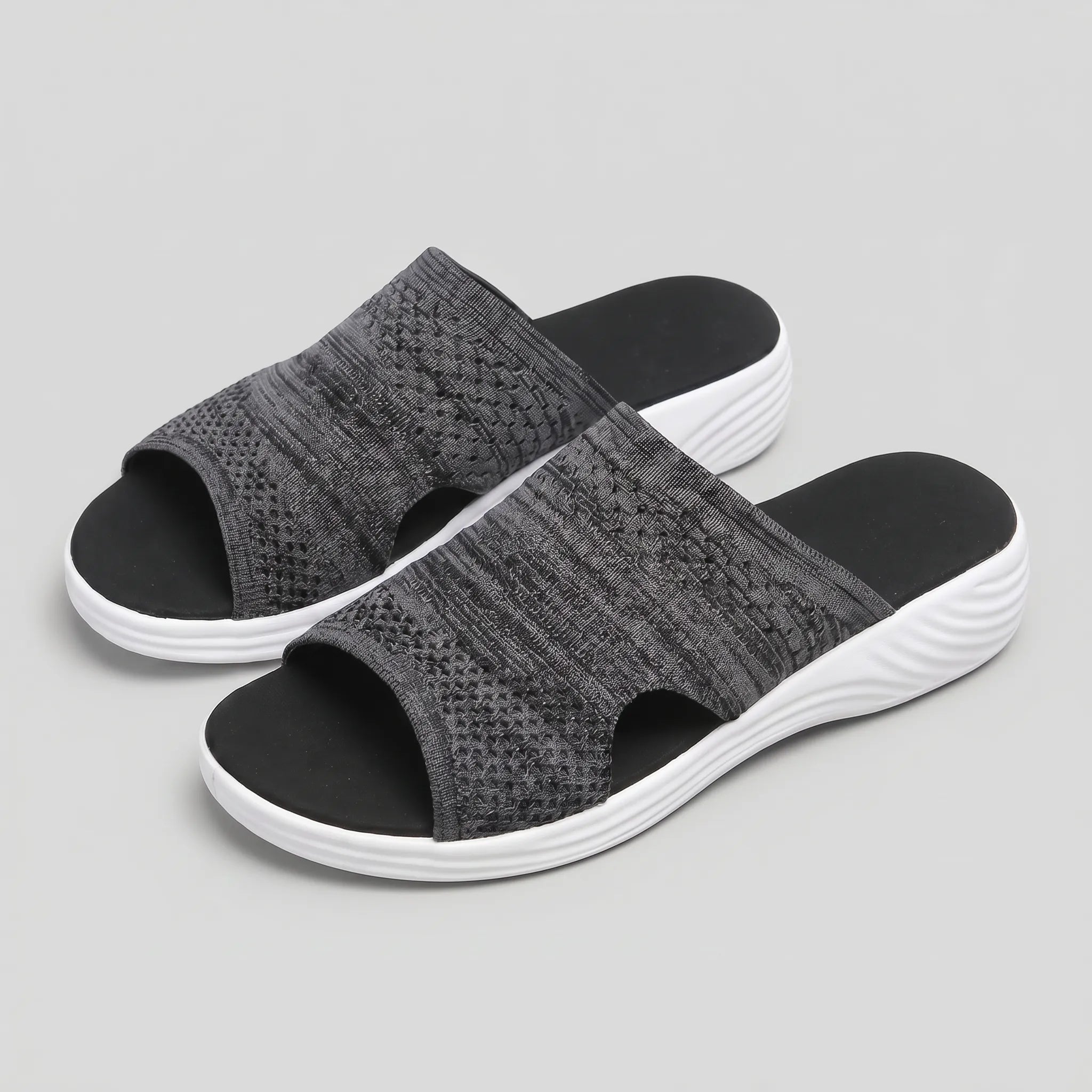 Brielle | Women's Sandals with Knit and Contoured