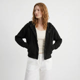 Freya | Women's Hoodie with Waffle Knit and Relaxed Fit