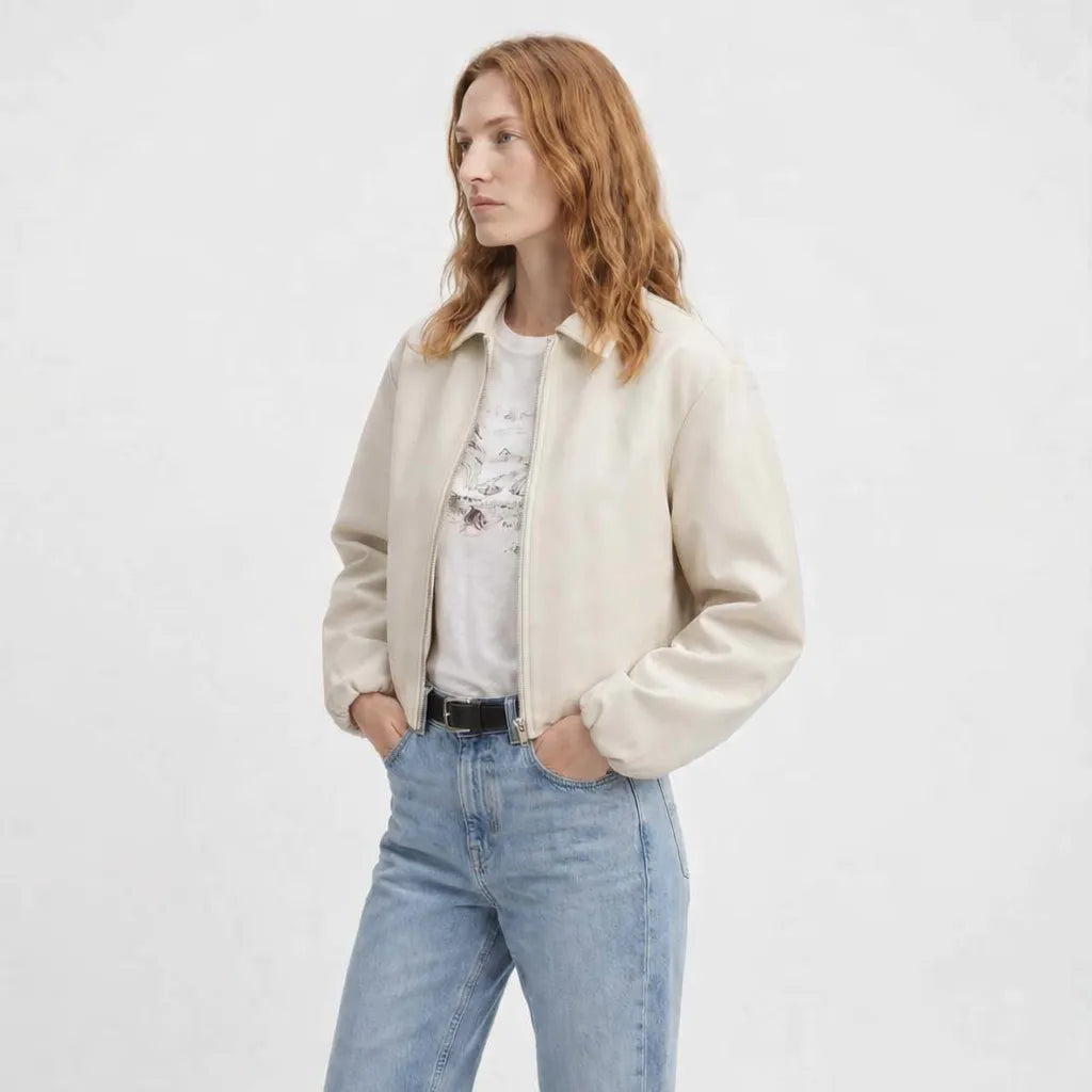 Valentina | Women's Jacket with Quilted Puffer and Zip Closure