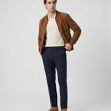 Men’s Refined Suede Bomber Jacket