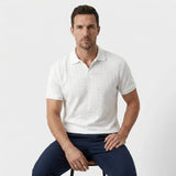 James | Men's Polo Shirt with Tailored Fit and Short Sleeves