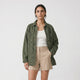 Stella | Women's Jacket with Washed Denim and Structured Fit