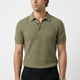 Ethan | Men's Polo Shirt with Tailored Fit and Button Placket