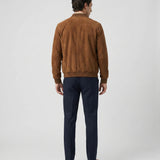 Men’s Refined Suede Bomber Jacket