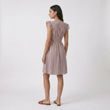 Bianca | Women's Dress with Short Length and Stripe Design