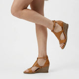 Amara | Women's Sandals with Wedge Heel and Cushioned Footbed