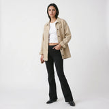 Stella | Women's Jacket with Washed Denim and Structured Fit