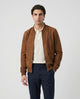 Men’s Refined Suede Bomber Jacket