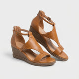 Amara | Women's Sandals with Wedge Heel and Cushioned Footbed