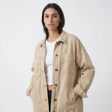 Stella | Women's Jacket with Washed Denim and Structured Fit