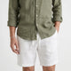 Caleb | Men's Shorts with Linen Fabric and Relaxed Fit