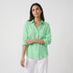 Clara | Women's Blouse with Collar and Front Pockets