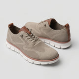 Evan | Men's Sneakers with Lace-up Knit Upper