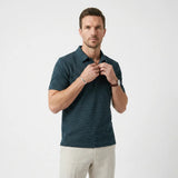 Ethan | Men's Polo Shirt with Tailored Fit and Button Placket