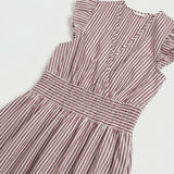 Bianca | Women's Dress with Short Length and Stripe Design