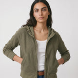 Freya | Women's Hoodie with Waffle Knit and Relaxed Fit