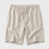 Caleb | Men's Shorts with Linen Fabric and Relaxed Fit