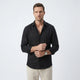 Asher | Men's Shirt with Linen Fabric and Long Sleeve Design