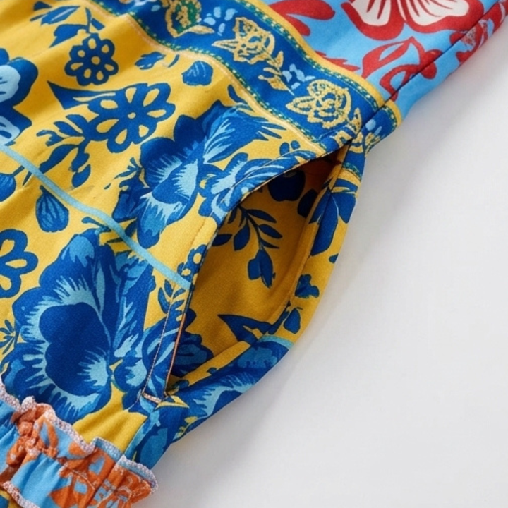 Vivanya – Women's Bold Floral Summer Maxi Dress