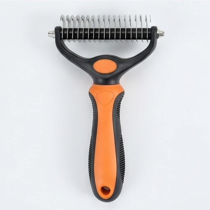 Furmela – Double-Sided Dematting Brush for Shedding Dogs
