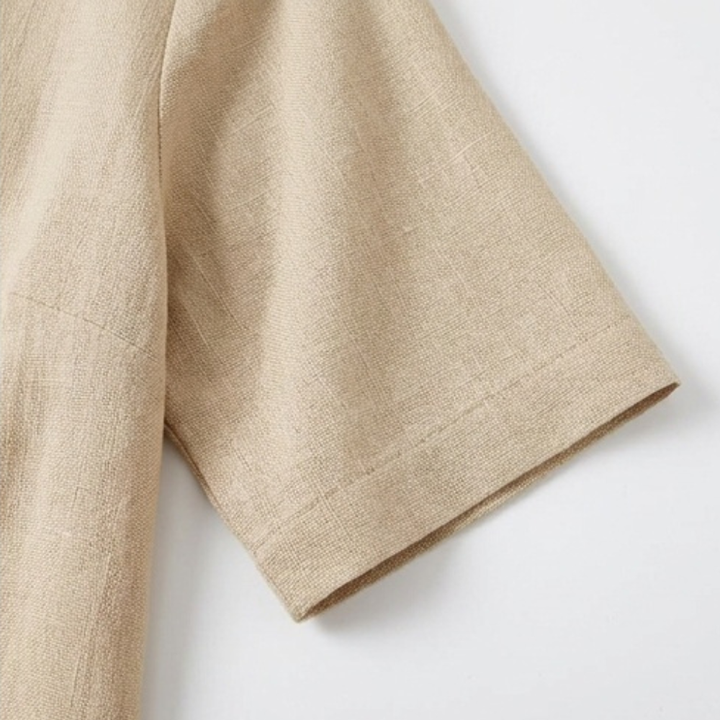 Lunara – Women's Asymmetric Linen Co-Ord Set