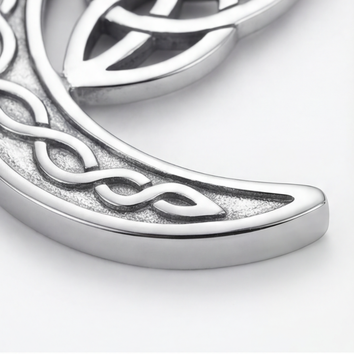 Lunara Celtic Moon Protection Pendant
