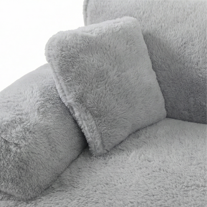Pawlura – Plush Pet Sofa with Washable Cover