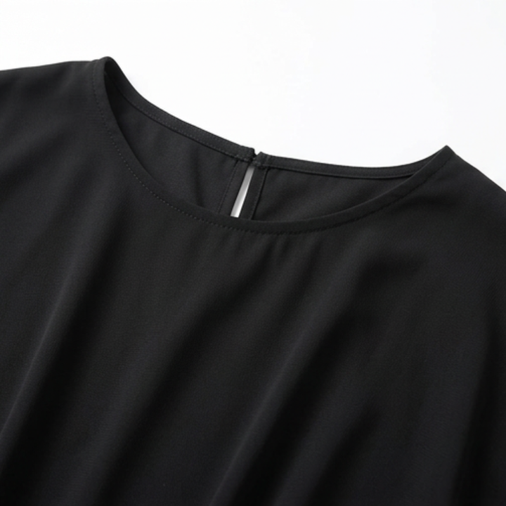 Lunara – Women's Sequin Trim Layered Chiffon Top