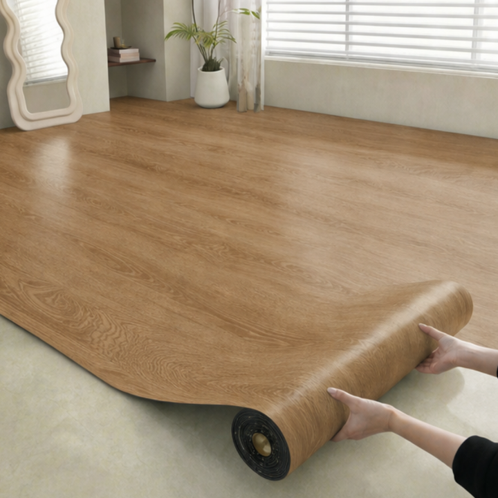 Plankly – Waterproof Wood-Grain Floor Roll