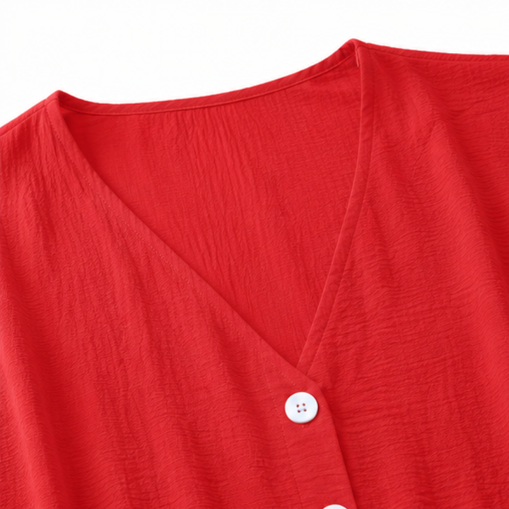 Wrenlow – Crinkle Ice Silk Open-Front Cardigan