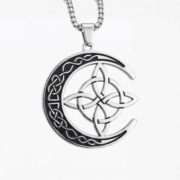 Lunara Celtic Moon Protection Pendant