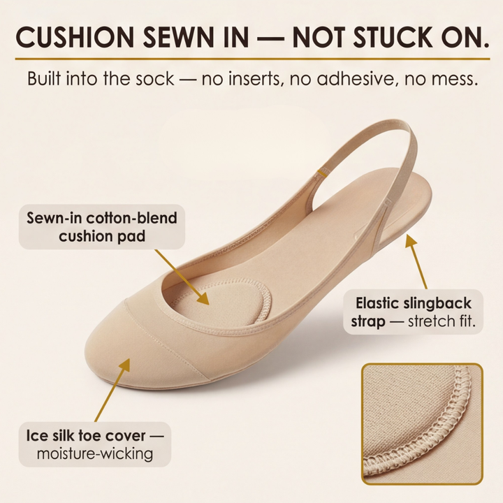 Feeluxe – Cushioned No Show Socks for All Day Comfort