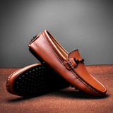 Jameson | Men's Moccasins Footwear with Leather and Grip