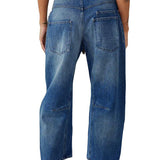 Théa | Women's Relaxed Denim Jeans with Rope Waist