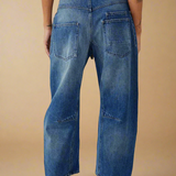 Théa | Women's Relaxed Denim Jeans with Rope Waist