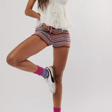 Madeline | Women's Shorts with Elastic and Knit